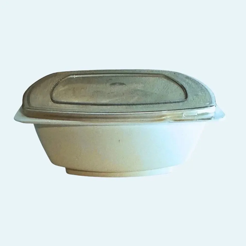 Hefty Food Container Vintage Floral 1 Pint Cream Lid Microwave Safe